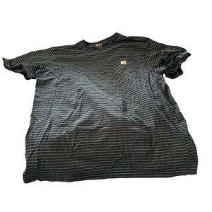 Carhartt Black Short Sleeve Tee with Textured Design